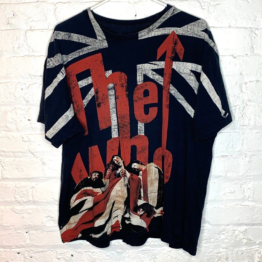The Who Rock Massacre‎ All Over Print AOP Band Music T-Shirt Tee Size Large